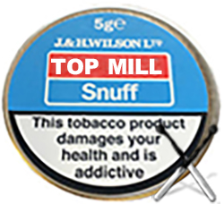 Top Mill No. 1 Snuff Tap Tin